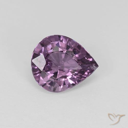 Espinela púrpura natural de 1,15 ct, en forma de pera, VS