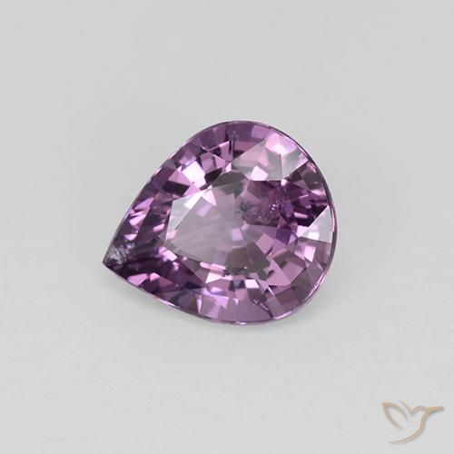 Espinela púrpura natural de 1,15 ct, en forma de pera, VS