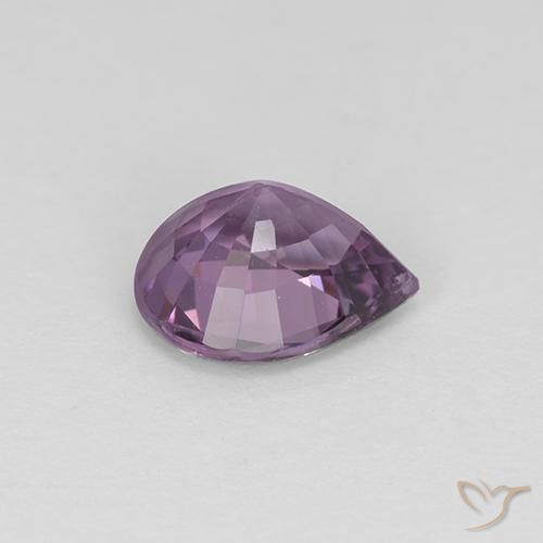 Espinela púrpura natural de 1,15 ct, en forma de pera, VS