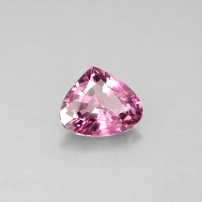 Espinela rosa natural de 1,15 ct, en forma de pera, VS