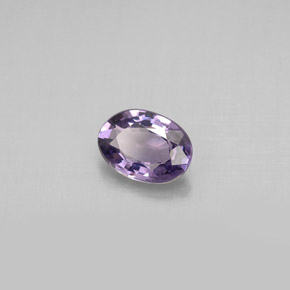 Espinela violeta natural de 0,88 ct, corte óvalo, VVS-VS