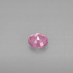Espinela rosa natural de 0,59 ct, corte redondo, VS