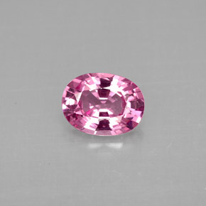 Espinela rosa natural de 0,90 ct, corte óvalo, VVS-VS