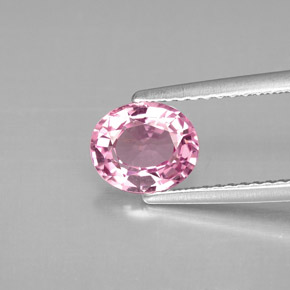 Espinela rosa natural de 1,16 ct, corte óvalo, VVS-VS