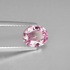 Espinela rosa natural de 1,16 ct, corte óvalo, VVS-VS