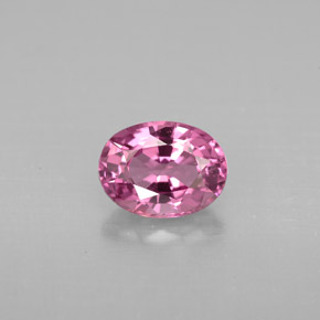 Espinela rosa natural de 1,10 ct, corte óvalo, VVS-VS