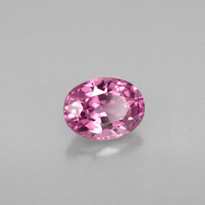 Espinela rosa natural de 1,10 ct, corte óvalo, VVS-VS