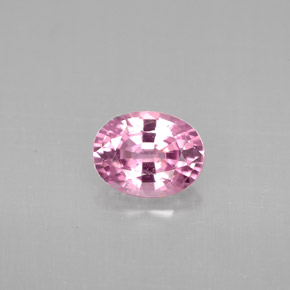 Espinela rosa natural de 1,14 ct, corte óvalo, VVS-VS