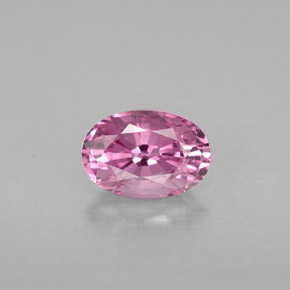 Espinela rosa natural de 1,10 ct, corte óvalo, VVS-VS