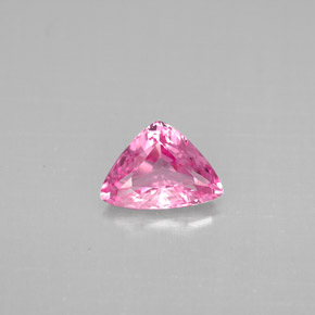 Espinela rosa natural de 0,86 ct, trillón, VVS