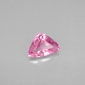 Espinela rosa natural de 0,86 ct, trillón, VVS