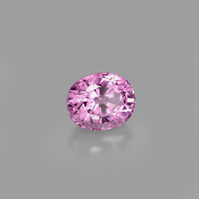Espinela violeta natural de 1,24 ct, corte óvalo, VS