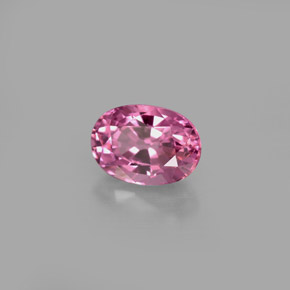 Espinela rosa natural de 1,20 ct, corte óvalo, VS