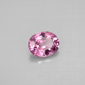 Espinela rosa natural de 1,12 ct, corte óvalo, VS