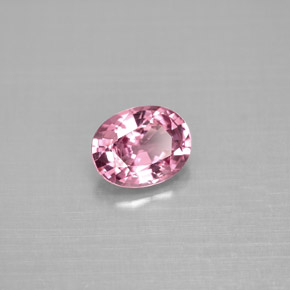 Espinela rosa natural de 1,14 ct, corte óvalo, VS