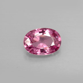 Espinela rosa natural de 1,04 ct, corte óvalo, VS