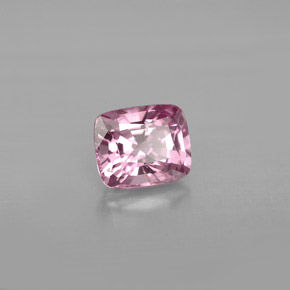 Espinela rosa natural de 1,09 ct, corte cojín, VS