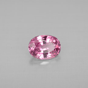 Espinela rosa natural de 0,97 ct, corte óvalo, VS