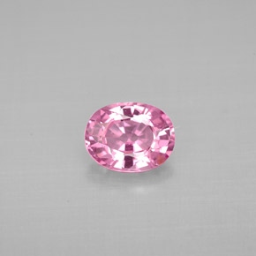 Espinela rosa natural de 0,94 ct, corte óvalo, VS