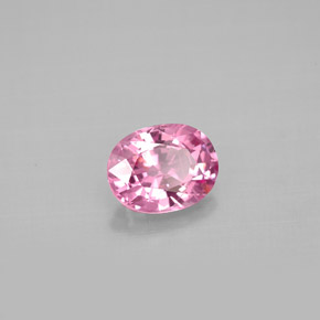 Espinela rosa natural de 0,94 ct, corte óvalo, VS