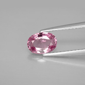 Espinela rosa natural de 0,99 ct, corte óvalo, VS