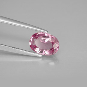 Espinela rosa natural de 0,99 ct, corte óvalo, VS