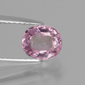 Espinela rosa natural de 1,07 ct, corte óvalo, VS