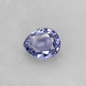 Espinela azul natural de 0,94 ct, en forma de pera, VS