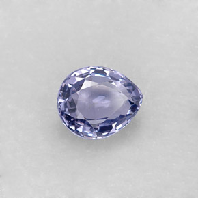 Espinela azul natural de 0,94 ct, en forma de pera, VS