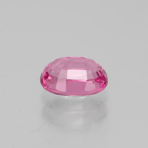 Espinela rosa natural de 0,86 ct, corte óvalo, VVS-VS