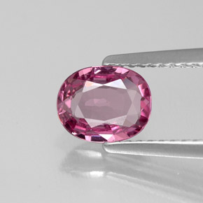 Espinela rosa natural de 1,02 ct, corte óvalo, VVS-VS