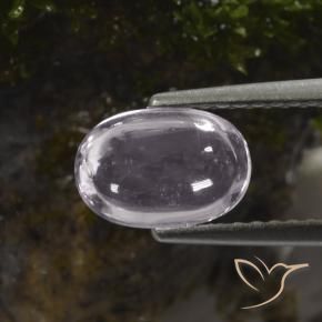 Espinela Púrpura muy claro natural de 1.48 ct, Ovalada, Transparente