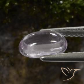 Espinela Púrpura muy claro natural de 1.48 ct, Ovalada, Transparente