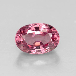 Espinela rosa natural de 1,17 ct, corte óvalo, VS