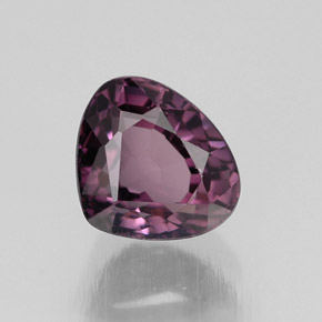 Espinela violeta natural de 1,11 ct, en forma de pera, VVS
