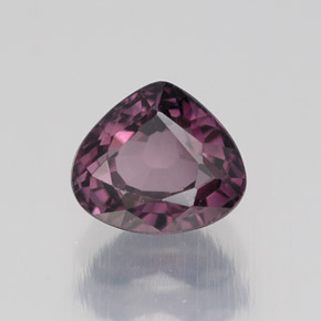 Espinela violeta natural de 1,11 ct, en forma de pera, VVS