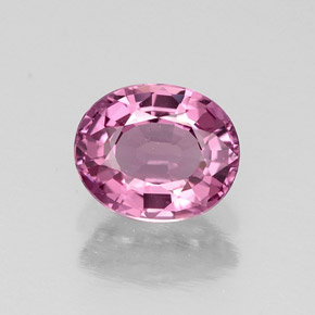 Espinela rosa natural de 0,87 ct, corte óvalo, VVS-VS