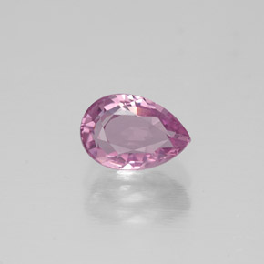 Espinela rosa natural de 0,96 ct, en forma de pera, VVS-VS