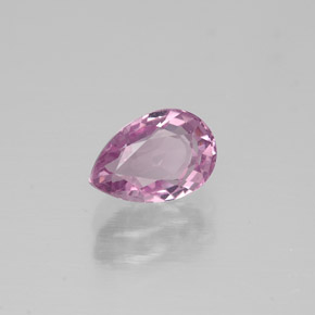Espinela rosa natural de 0,96 ct, en forma de pera, VVS-VS