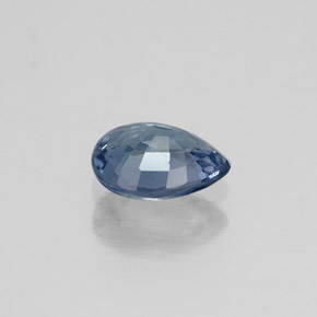 Espinela azul natural de 0,58 ct, en forma de pera, VS