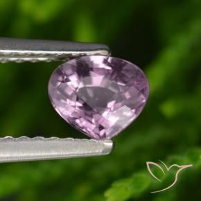 Espinela Púrpura claro medio natural de 0.67 ct, En forma de pera, VS-SI