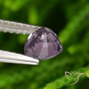 Espinela Púrpura claro medio natural de 0.67 ct, En forma de pera, VS-SI