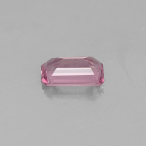 Espinela rosa natural de 0,46 ct, corte esmeralda, VS
