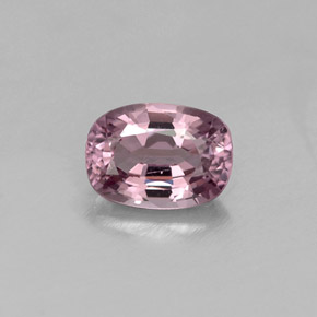 Espinela rosa natural de 0,68 ct, corte cojín, VVS-VS