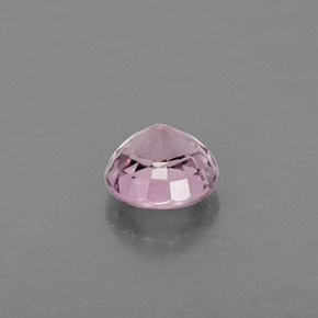 Espinela rosa natural de 0,86 ct, corte redondo, VVS-VS