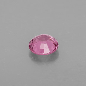 Espinela rosa natural de 0,75 ct, corte redondo, VS