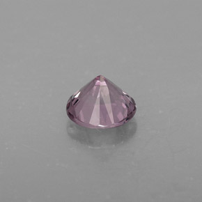 Espinela violeta natural de 0,73 ct, corte redondo, VS