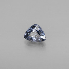Espinela azul natural de 0,46 ct, trillón, VVS-VS