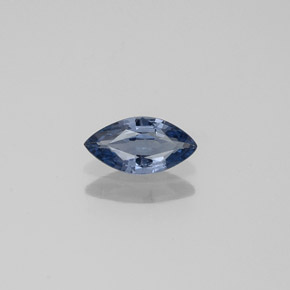 Espinela azul natural de 0,35 ct, marquesa, VVS-VS