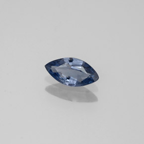 Espinela azul natural de 0,35 ct, marquesa, VVS-VS